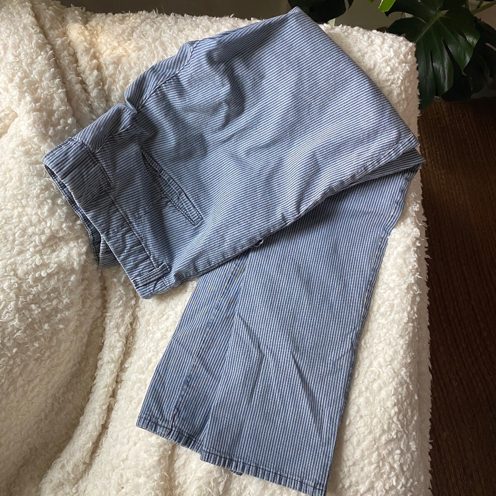 Vince Pinstriped Denim (Size 27)